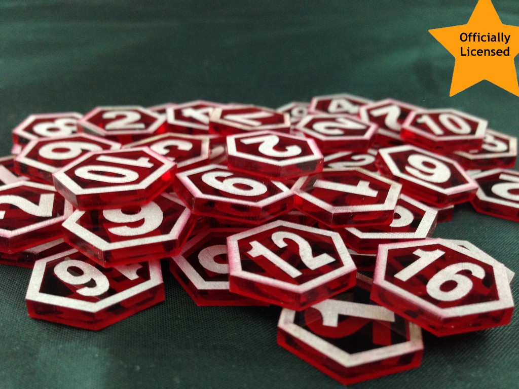 Summoner Wars damage tokens