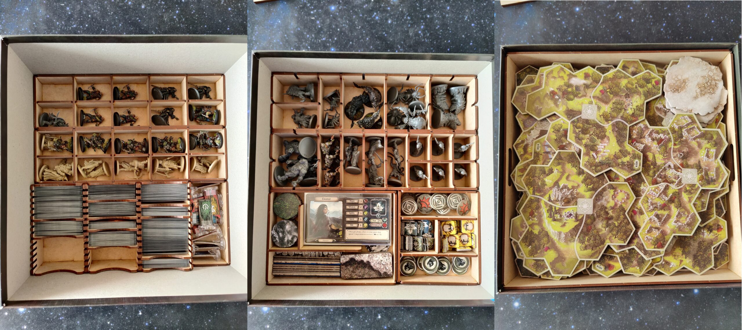 Lord of the Rings Journeys in Middle Earth and Expansions Box Storage Organiser